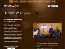 Tablet Screenshot of diemaeckies.de